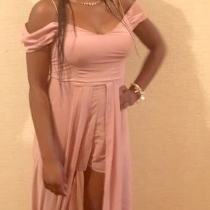 Peach Romper/dress
